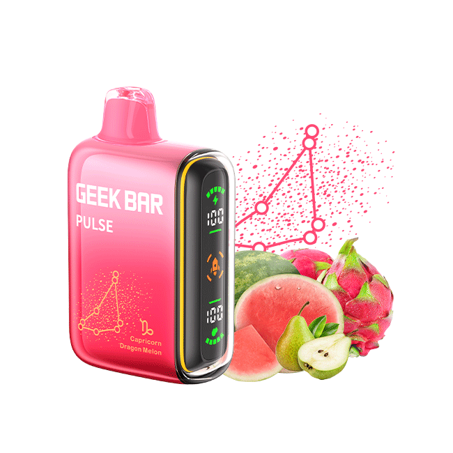 Geek Bar Pulse Disposable Vape - 15000 Puffs Capricorn Dragon Melon