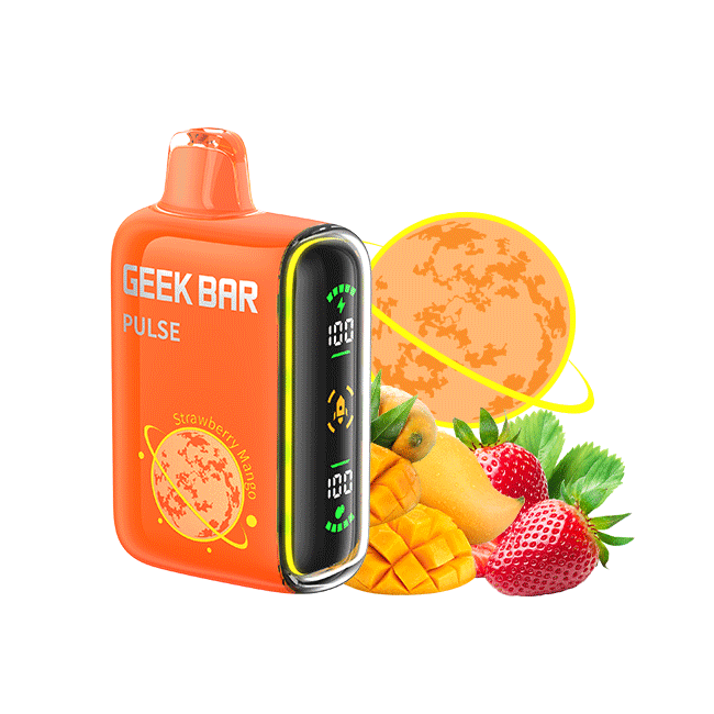 Geek Bar Pulse Disposable Vape - 15000 Puffs Strawberry Mango,Orange Creamsicle