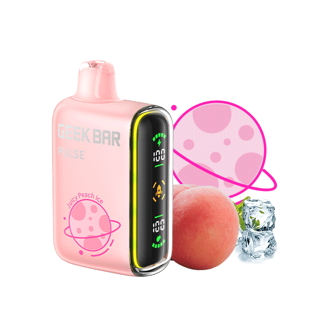 Geek Bar Pulse Disposable Vape - 15000 Puffs Juicy Peach Ice