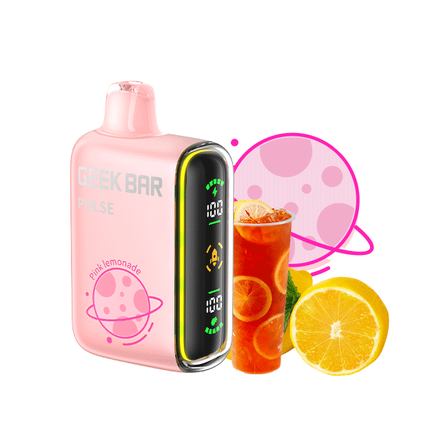 Geek Bar Pulse Disposable Vape - 15000 Puffs Pink Lemonade