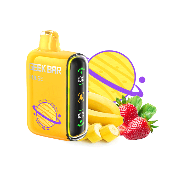 Geek Bar Pulse Disposable Vape - 15000 Puffs Strawberry Banana
