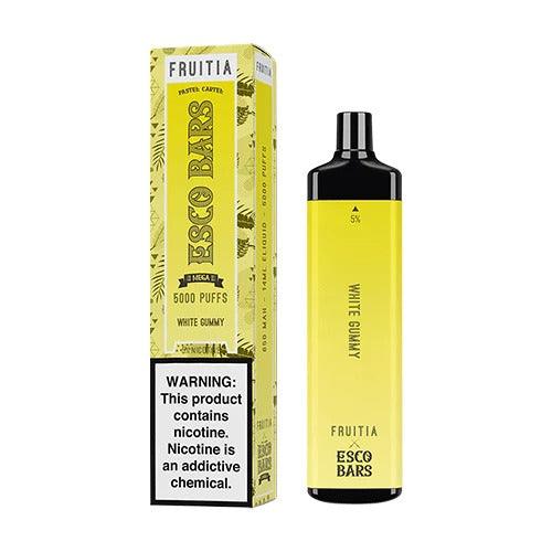 Esco Bars Mega Disposable Vape - 5000 Puffs White Gummy