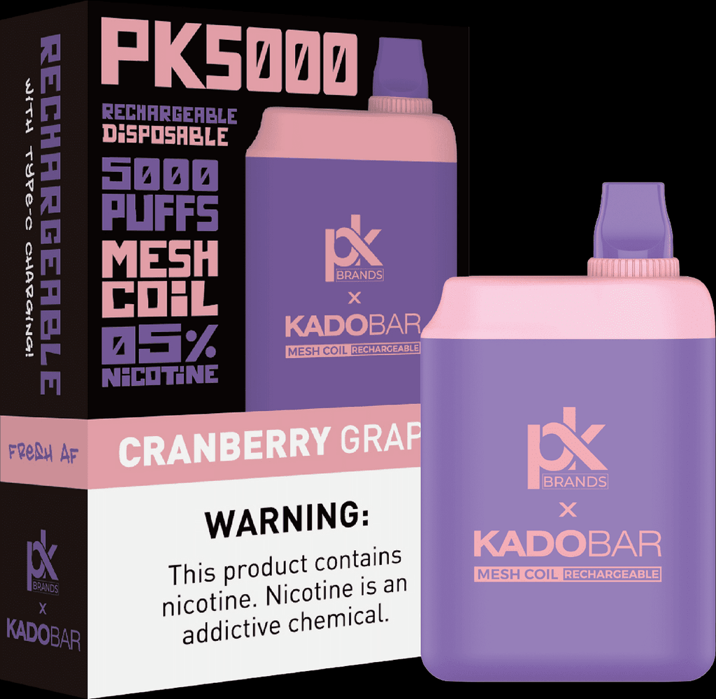 Pod King Kado Bar PK5000 Disposable Vape - 5000 Puffs Cranberry Grape