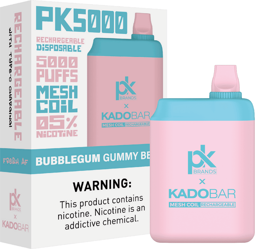 Pod King Kado Bar PK5000 Disposable Vape - 5000 Puffs Bubblegum Gummy Bear
