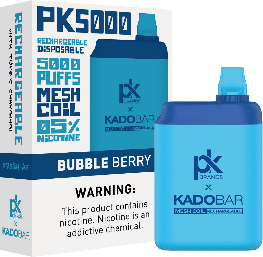 Pod King Kado Bar PK5000 Disposable Vape - 5000 Puffs Bubble Berry