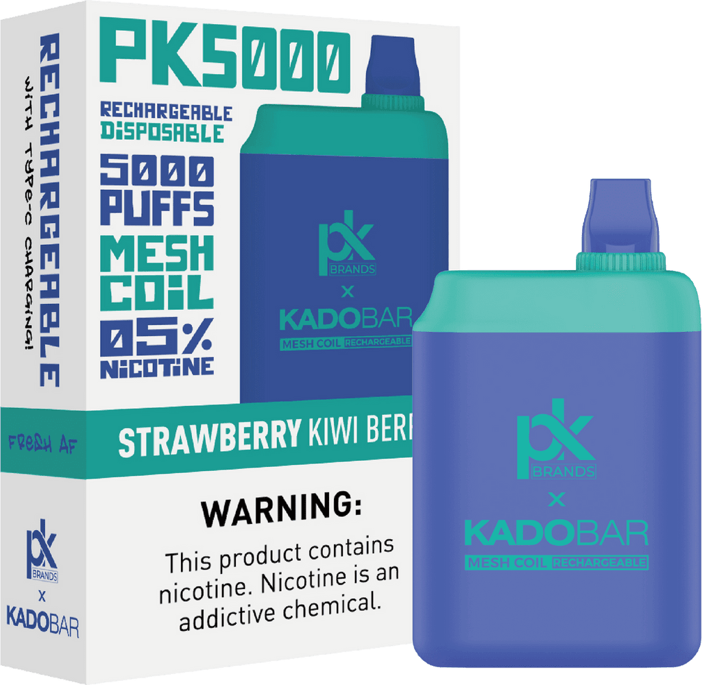 Pod King Kado Bar PK5000 Disposable Vape - 5000 Puffs Strawberry Kiwi Berry