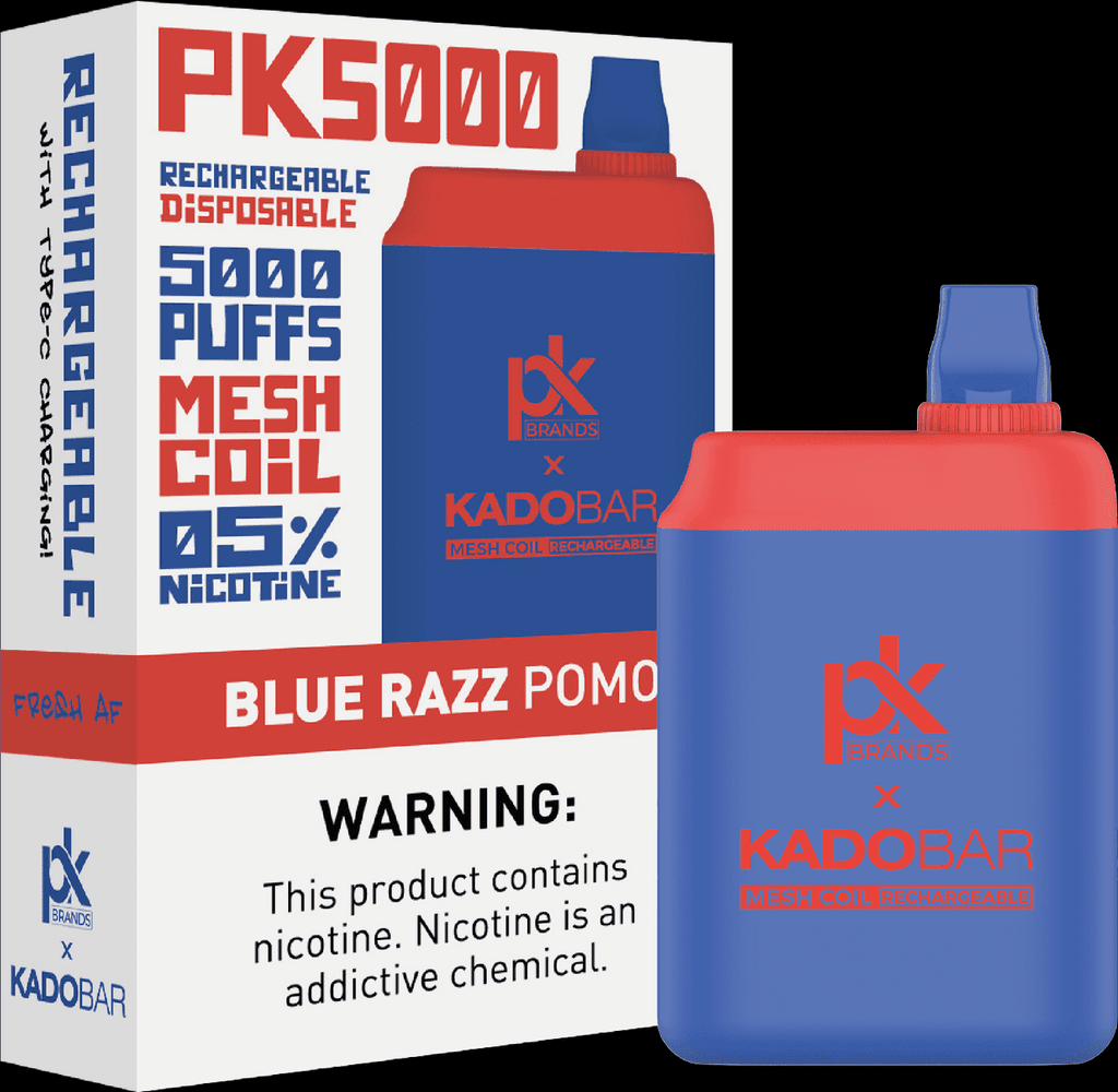 Pod King Kado Bar PK5000 Disposable Vape - 5000 Puffs Blue Razz Pomo