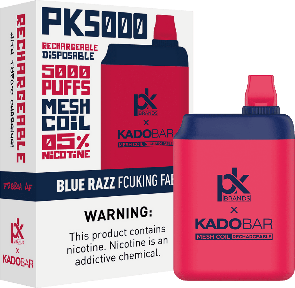 Pod King Kado Bar PK5000 Disposable Vape - 5000 Puffs Blue Razz Fcuking Fab
