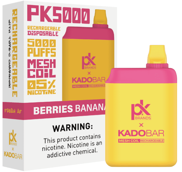 Pod King Kado Bar PK5000 Disposable Vape - 5000 Puffs Berries Banana