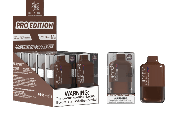 Juicy Bar JB7500 Disposable Vape - 7500 Puffs American Coffee