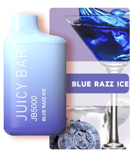 Juicy Bar JB5000 Disposable Vape - 5000 Puffs Blue Razz Ice