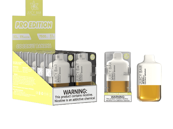 Juicy Bar JB7500 Disposable Vape - 7500 Puffs Coconut Banana