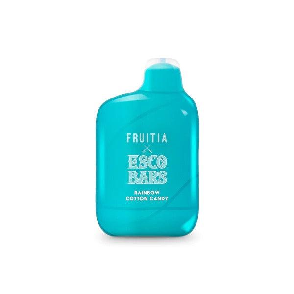 Esco Bars Fruitia Disposable Vape - 6000 Puffs Rainbow Cotton Candy