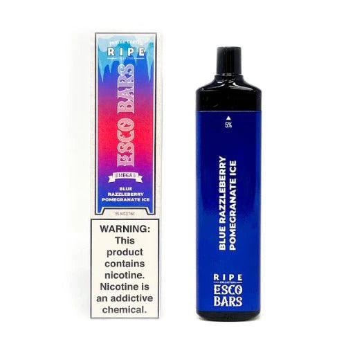 Esco Bars Mega Disposable Vape - 5000 Puffs Blue Razzleberry Pomegranate
