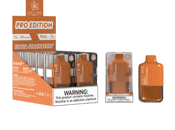 Juicy Bar JB7500 Disposable Vape - 7500 Puffs Fanta Strawberry