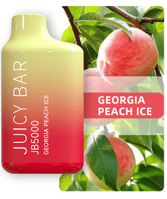 Juicy Bar JB5000 Disposable Vape - 5000 Puffs Georgia Peach Ice