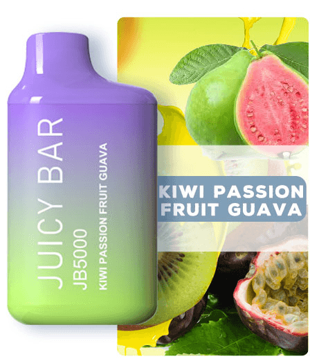 Juicy Bar JB5000 Disposable Vape - 5000 Puffs Kiwi Passion Fruit Guava