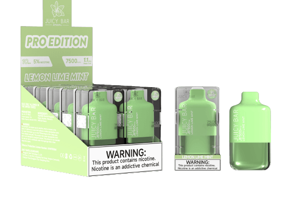 Juicy Bar JB7500 Disposable Vape - 7500 Puffs Lemon Lime Mint