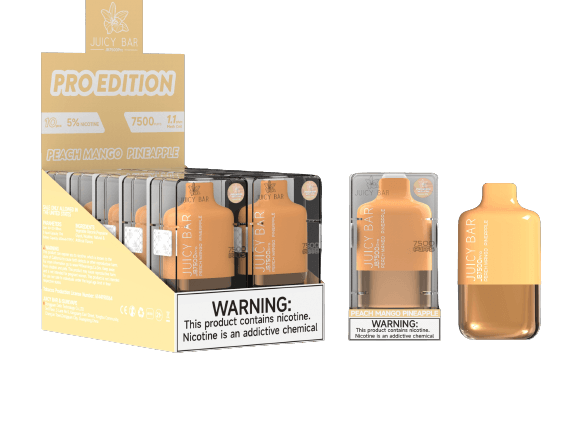 Juicy Bar JB7500 Disposable Vape - 7500 Puffs Peach Mango Pineapple