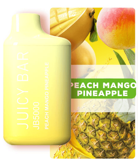 Juicy Bar JB5000 Disposable Vape - 5000 Puffs Peach Mango Pineapple