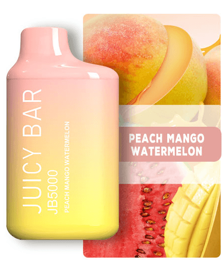Juicy Bar JB5000 Disposable Vape - 5000 Puffs Peach Mango Watermelon
