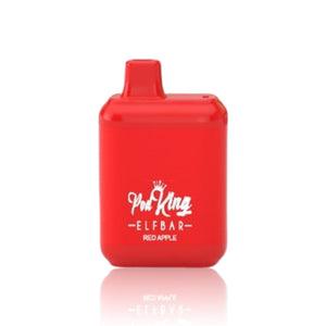 Pod King X Elf Bar (EB DESIGN) XC 5000 Disposable Vape  -  5000 Puffs - Red Apple