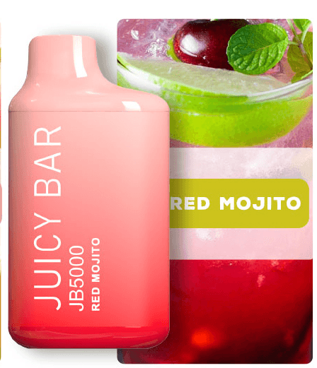 Juicy Bar JB5000 Disposable Vape - 5000 Puffs Red Mojito