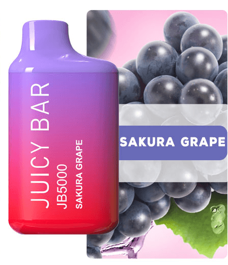 Juicy Bar JB5000 Disposable Vape - 5000 Puffs Sakura Grape