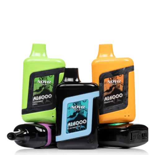 SMOK Novo Bar AL6000 Disposable Vape - 5000 Puffs Raspberry Ice Tea