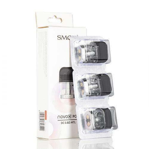 SMOK Novo X Replacement Pods Dc 0.8 Mtl,Meshed 0.8