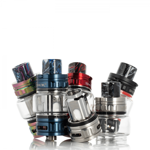 SMOK Tfv18 Tank Matte Black,7-Color,Red,Stainless Steel,Gold