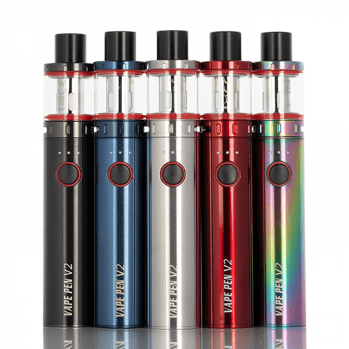 SMOK Vape Pen V2 Kit Blue,Silver,Black,Gold,Gunmetal,Red,7-Color
