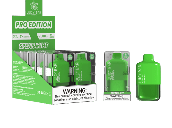 Juicy Bar JB7500 Disposable Vape - 7500 Puffs Spear Mint