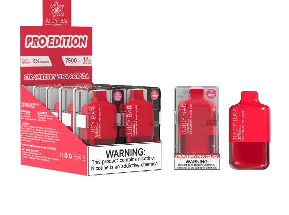 Juicy Bar JB7500 Disposable Vape - 7500 Puffs Strawberry Pina Colada