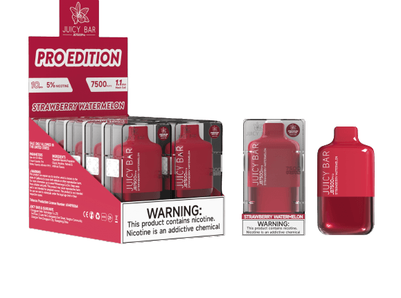 Juicy Bar JB7500 Disposable Vape - 7500 Puffs Strawberry Watermelon