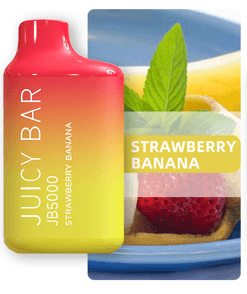 Juicy Bar JB5000 Disposable Vape - 5000 Puffs Strawberry Banana