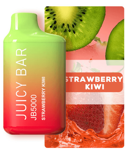 Juicy Bar JB5000 Disposable Vape - 5000 Puffs Strawberry Kiwi