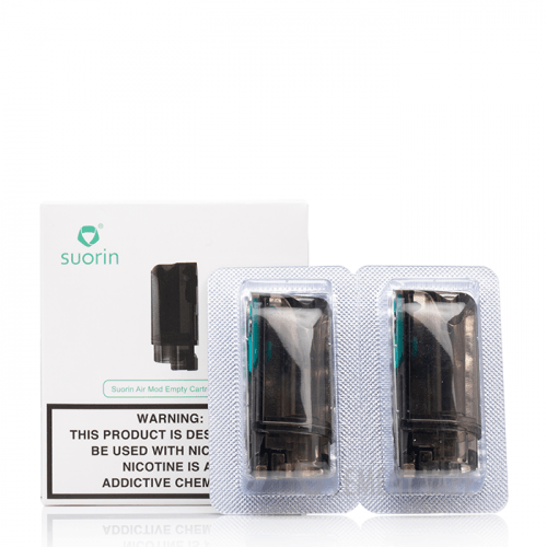 Suorin Air Mod Replacement Pods Clear Black,Clear Grey,Clear Blue