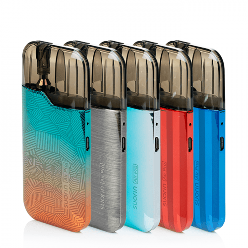 Suorin Air Pro 18W Pod System Silver,Faded Skeleton,Gunmetal,Bright Silver,Sungold Gold,Lively Green,Clear Red,Rainbow,Clear Blue,Sunglow Red